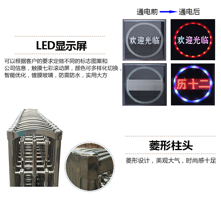 伸縮門顯示屏 伸縮門顯示屏