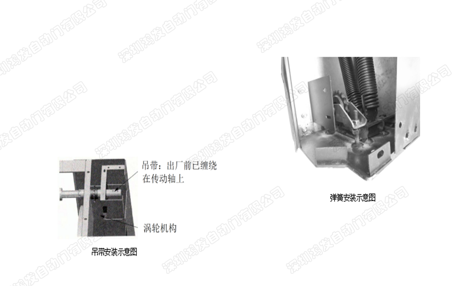 渦輪硬質(zhì)快速門(mén)的吊帶安裝 渦輪硬質(zhì)快速門(mén)的吊帶安裝